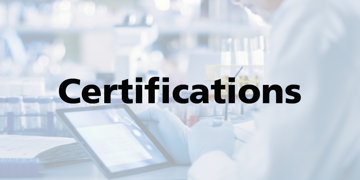 Certifications