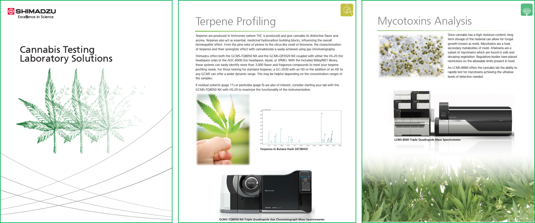 Cannabis Testing Laboratory Solutions Brochure