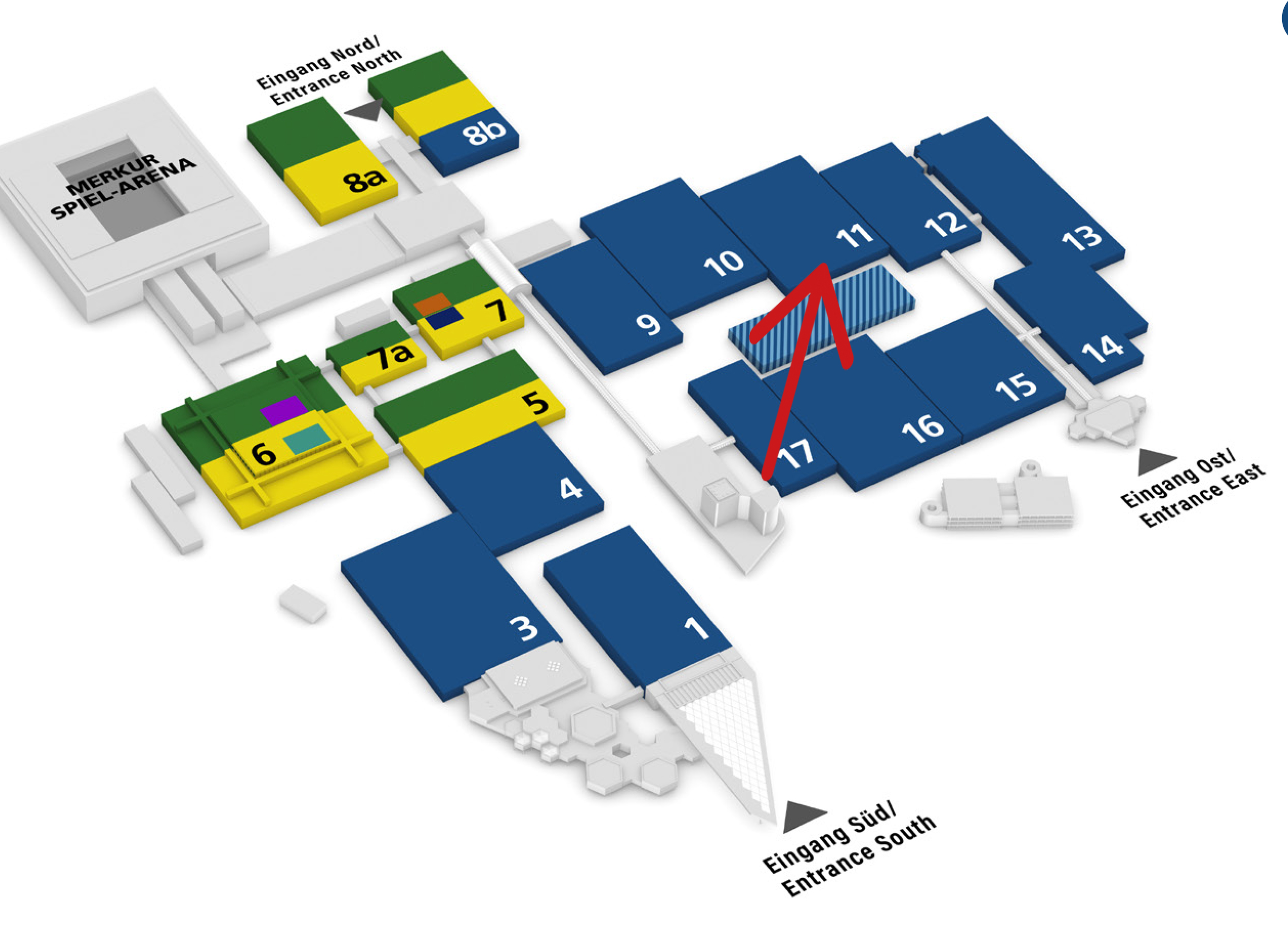 Hallen übersicht