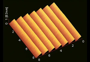 AFM Image of Blazed Holographic Grating