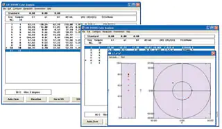 Example of Color Measurement Software Window